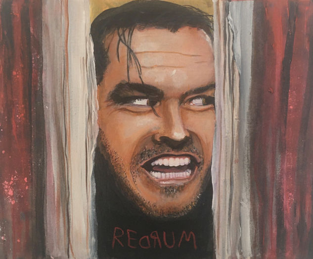 redrum Acrylic Canvas Portrait