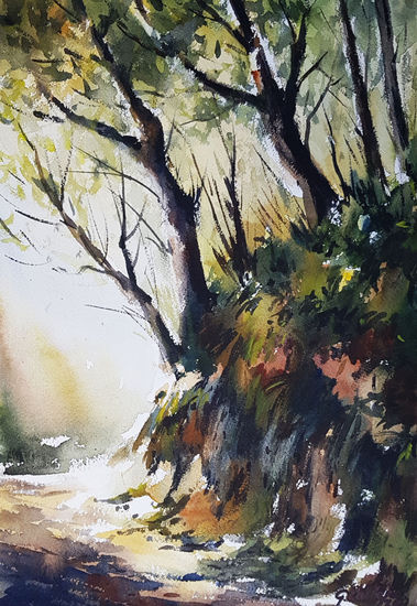 camino sombrio Watercolour Paper Landscaping