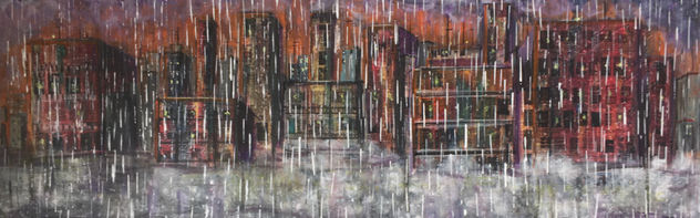 Cualquier ciudad bajo la lluvia