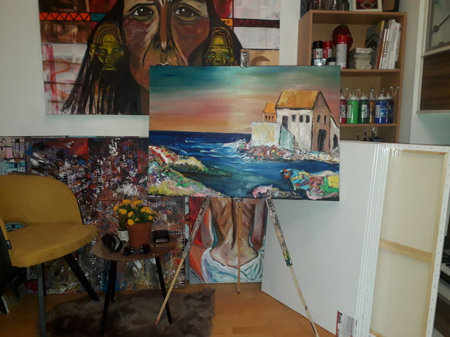 La nobleza del mar Oil Canvas Marine Painting