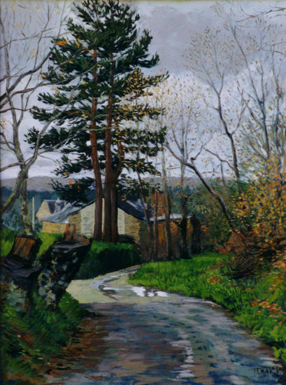 Rabanillo, despues de la lluvia Oil Canvas Landscaping