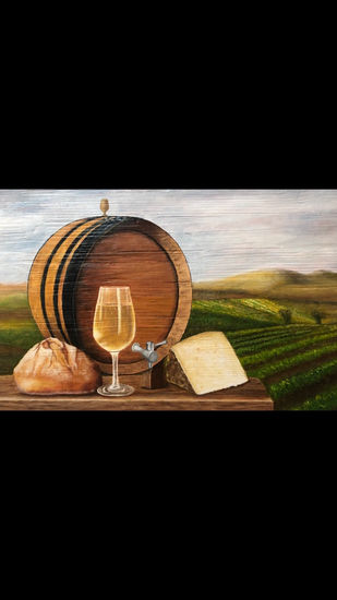 Bodegón Oil Panel Still Life Paintings