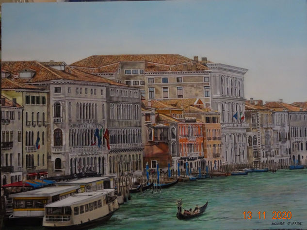 VENECIA II Acrílico Tabla Paisaje