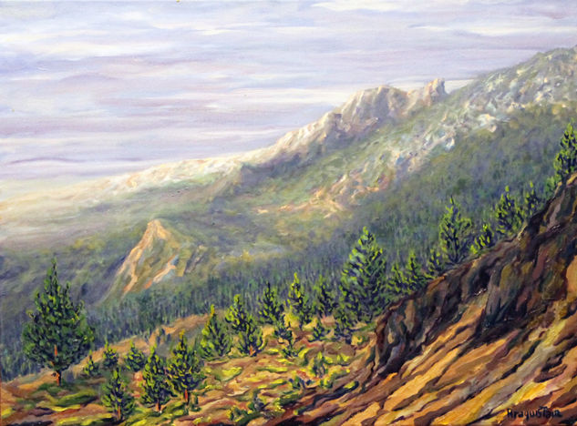 CORDILLERA DE GÚIMAR Oil Canvas Landscaping