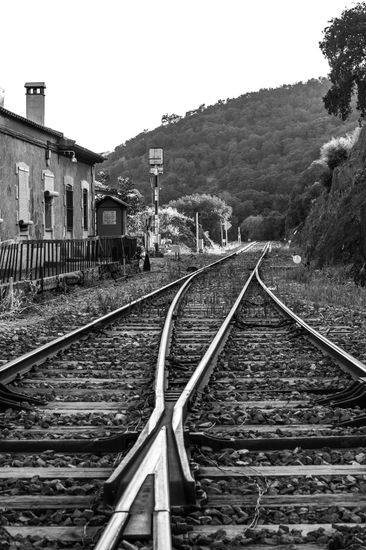 Atravesando la montaña Travel Black and White (Digital)