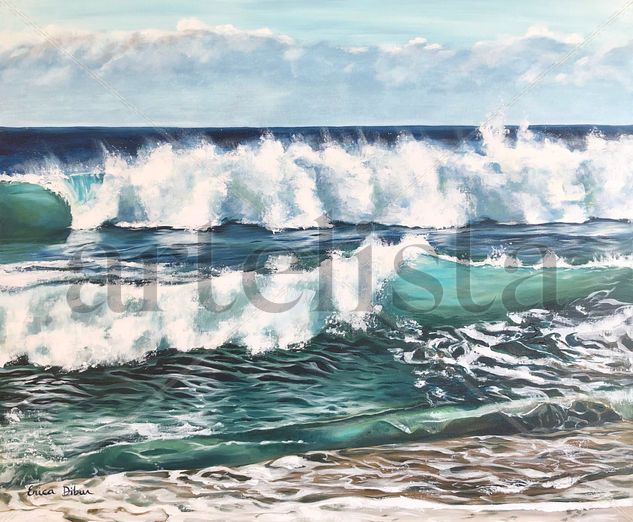 Oceanic Acrylic Canvas Landscaping