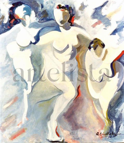 La danza Oil Canvas Figure Painting