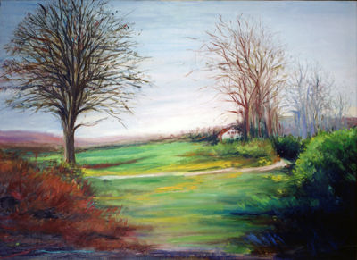 Alrededores de Rupit-Pruit Oil Canvas Landscaping