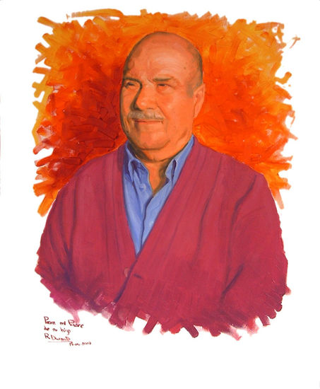 MI PADRE 2 Oil Canvas Portrait