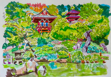 Jardín japonés en...