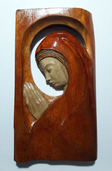 Virgen Maria Madera Figurativa