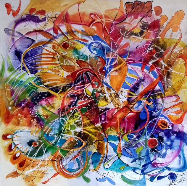 Star eyes,abstract Bissinger