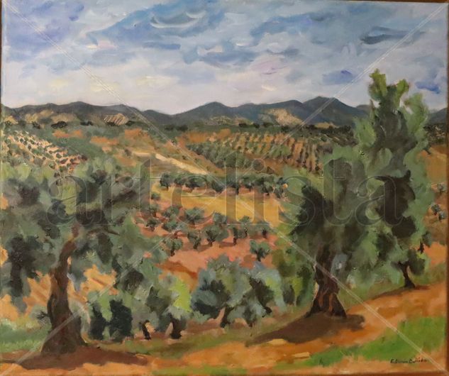 Paisaje de Extremadura Oil Canvas Landscaping