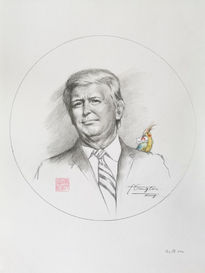 Portrait of Trump