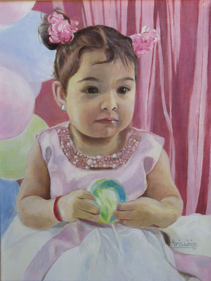 CAMILA Oil Canvas Portrait