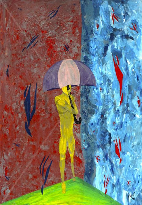 Oculto a la tempestad