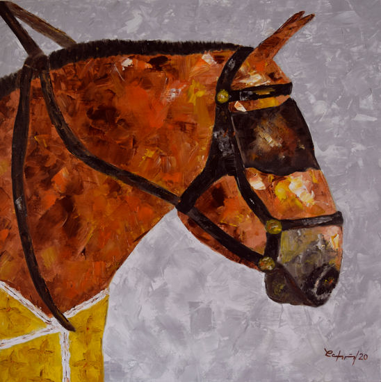 Caballo de pica Oil Canvas Others