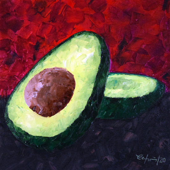 Aguacates Oil Canvas Still Life Paintings