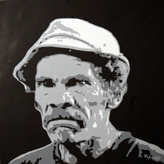 Monchito Acrylic Canvas Figure Painting