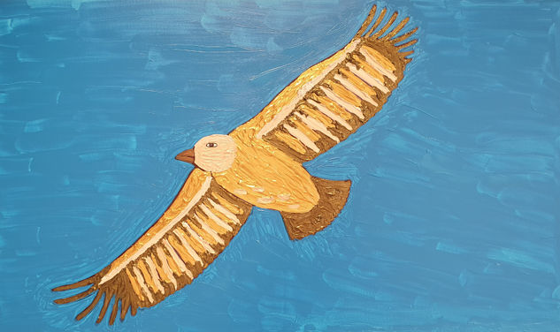 Fly like an eagle Acrylic Canvas Animals