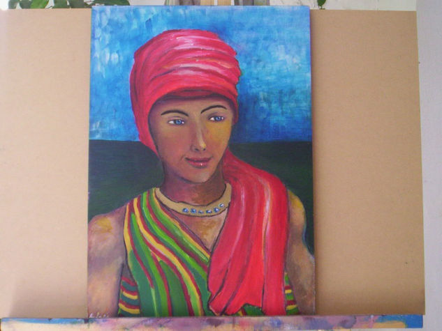 sin titulo Acrylic Panel Portrait