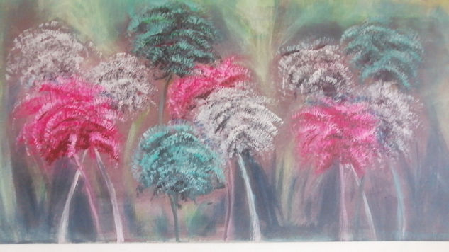 De colores Acrylic Canvas Landscaping