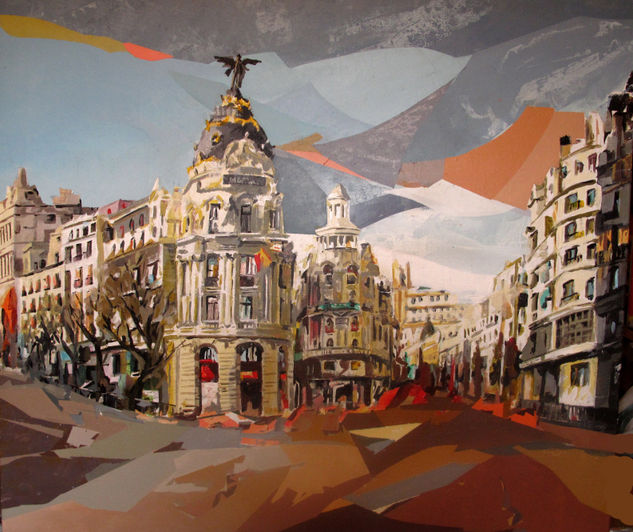 Mi Madrid Acrylic Canvas Landscaping