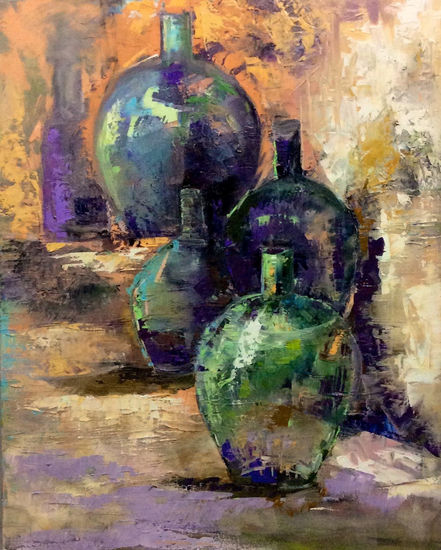 Esperando la visita Oil Canvas Still Life Paintings