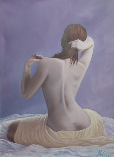 Tu espalda Oil Canvas Nude Paintings