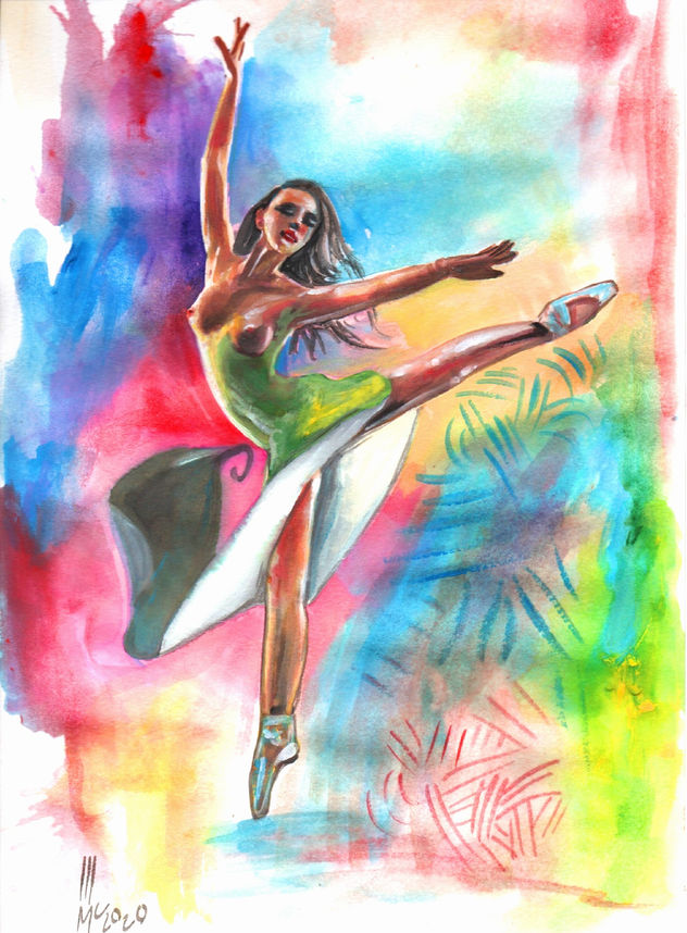 BAILE DE ALCATRAZ, PINTURA HONDUREÑA