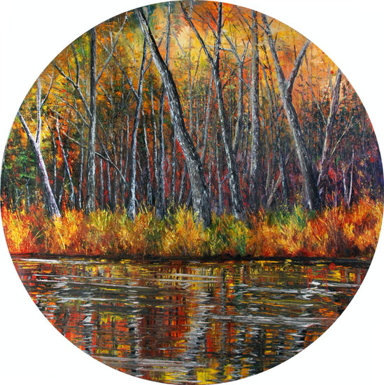 Bosque en Otoño Oil Canvas Landscaping