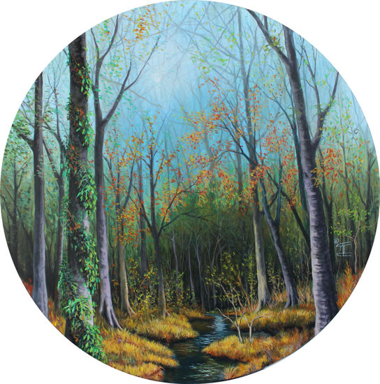 Bosque en Otoño II Oil Canvas Landscaping