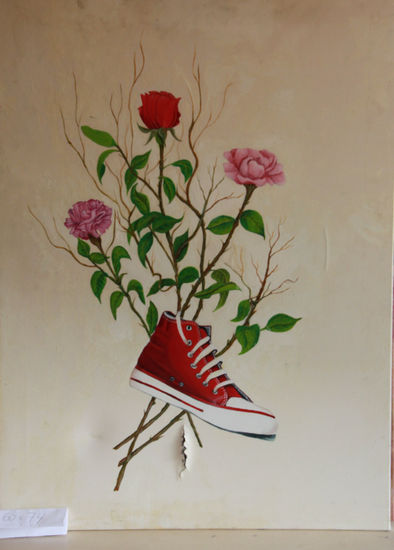 Mi bota floral Oil Canvas Sports