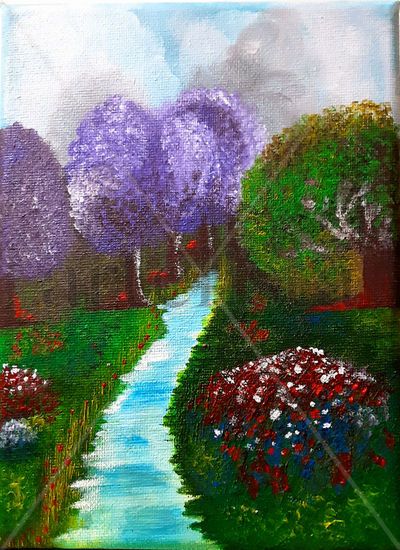 Bosque Acrylic Canvas Landscaping