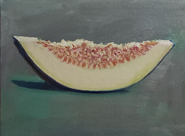 MELON Oil Canvas Still Life Paintings