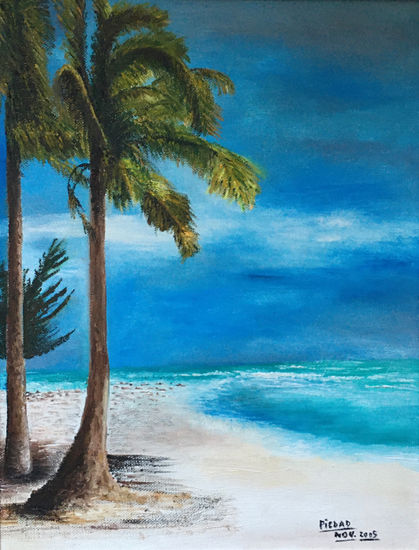 El paraíso Oil Canvas Marine Painting