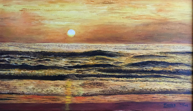 Fuerza solar Oil Canvas Marine Painting