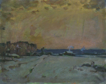 Winter evening in...