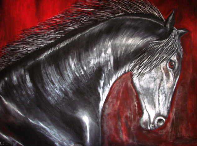 Caballo Oil Canvas Animals