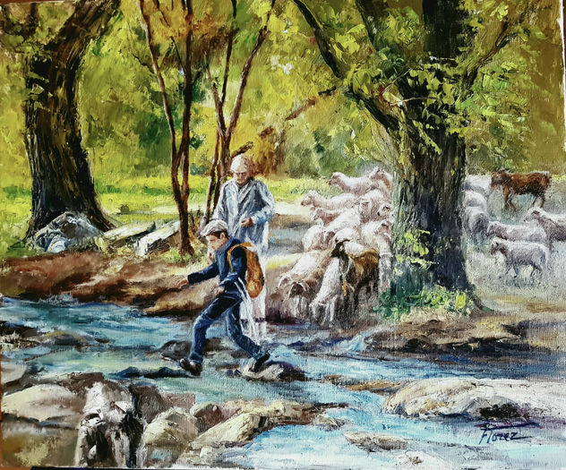 Trashumancia en la sierra de Guadarrama