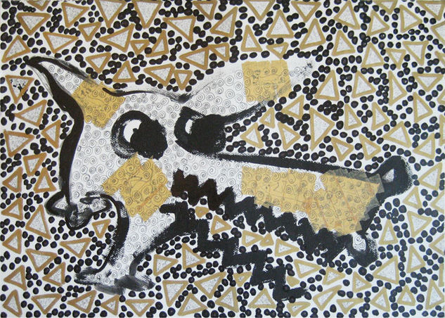 perro2 Mixed media Paper Others