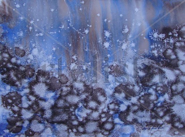 Paisaje invernal Ink Textile Landscaping