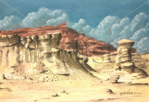 Ischigualasto Pastel Paper Landscaping