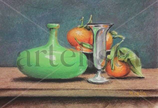 Bodegón I Pastel Paper Still Life Paintings