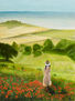 the poppies and the girl