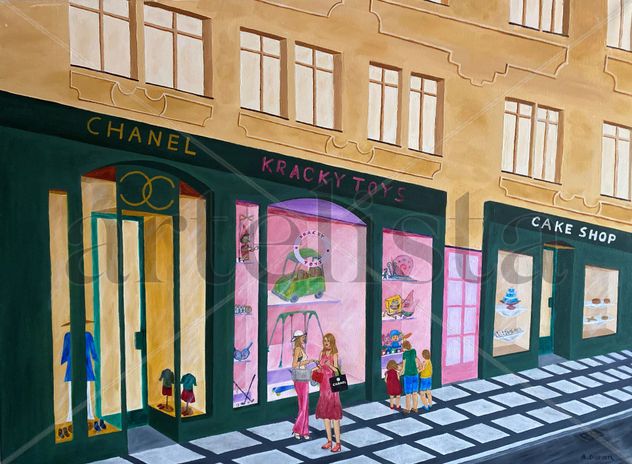 Tienda de juguetes en Praga