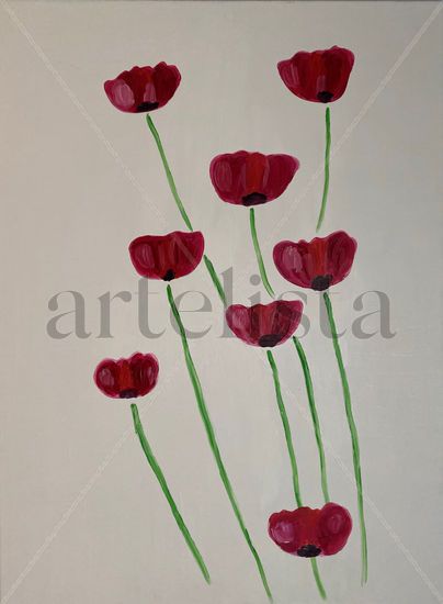 Flores Oil Canvas Floral Painting