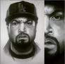 Dibujo realista de Ice Cube a lapiz