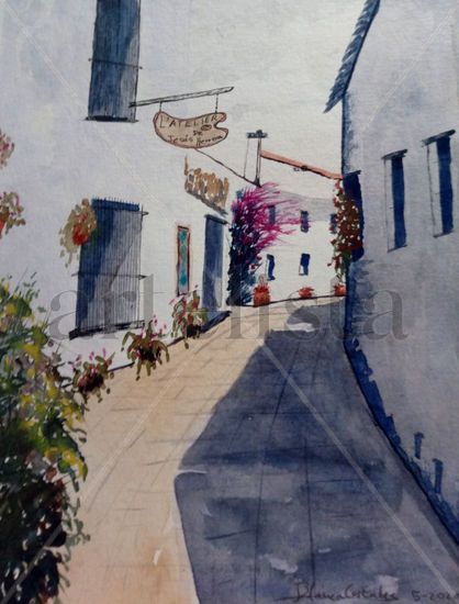 Castellar de la Frontera Watercolour Paper Landscaping