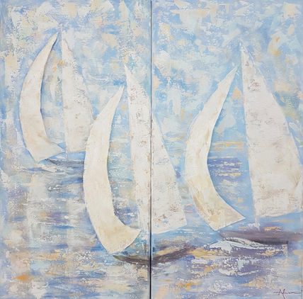 Lunas en el mar
